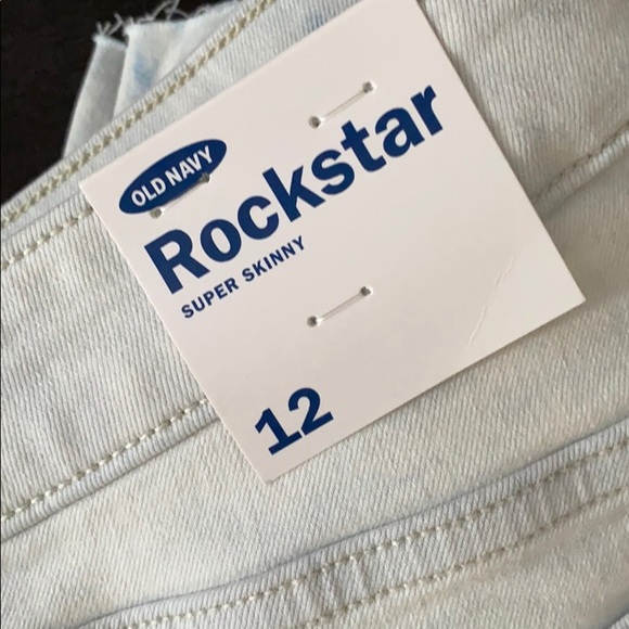 Blue and white tie dye jeans - Picture 3 of 3